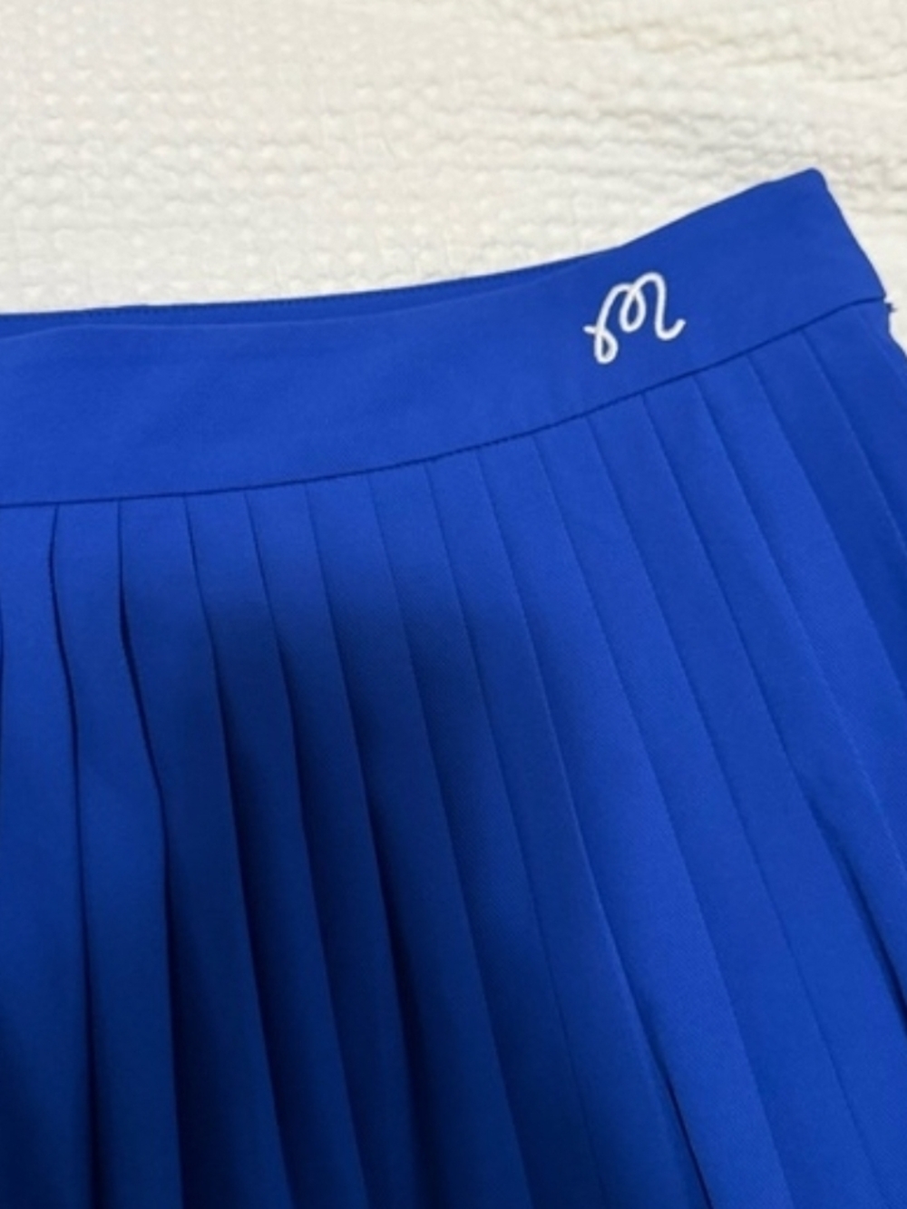 Women's Royal Blue Pleated Skater Skirt